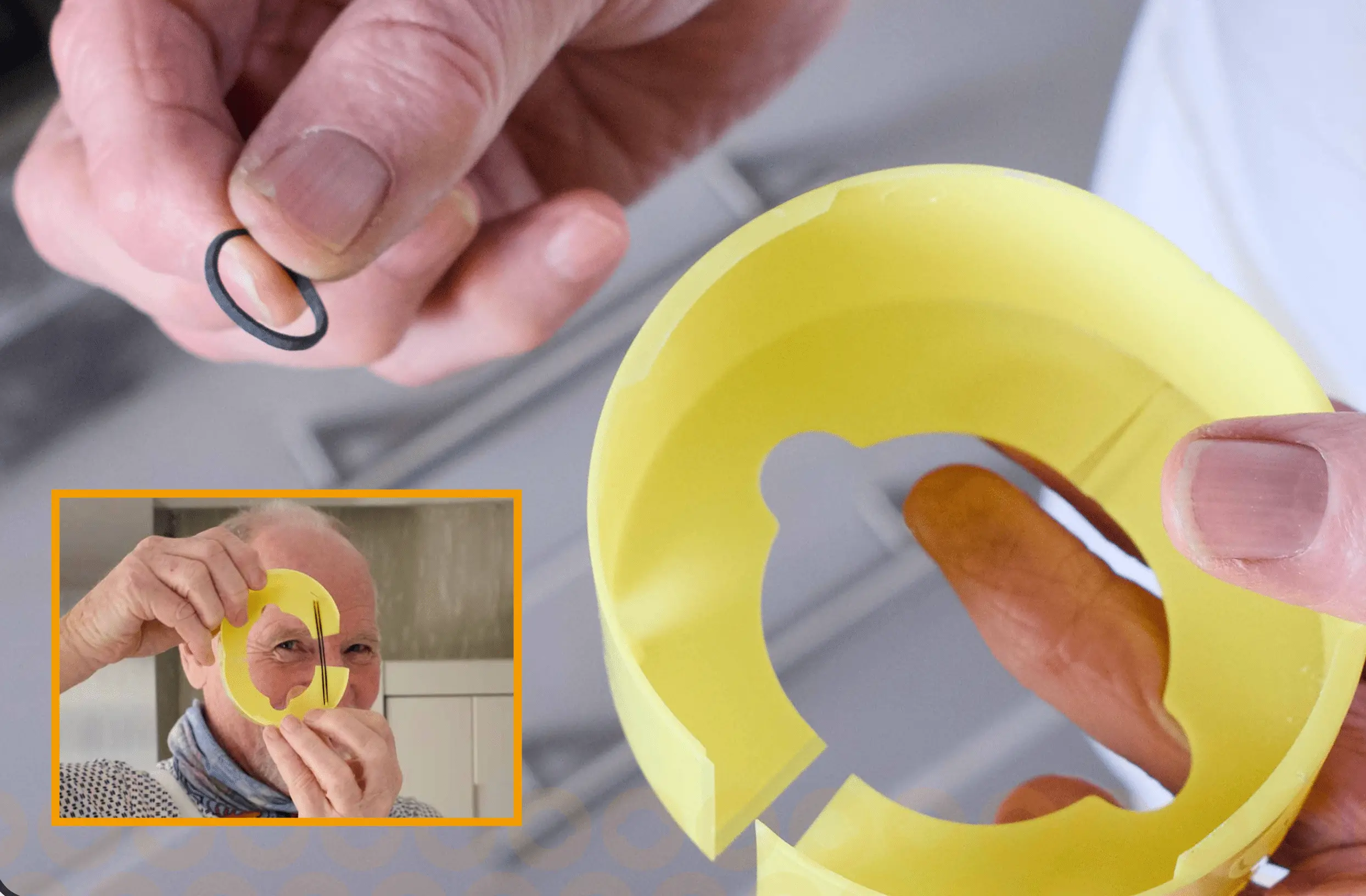 Paint Guard with spring attachment demonstration